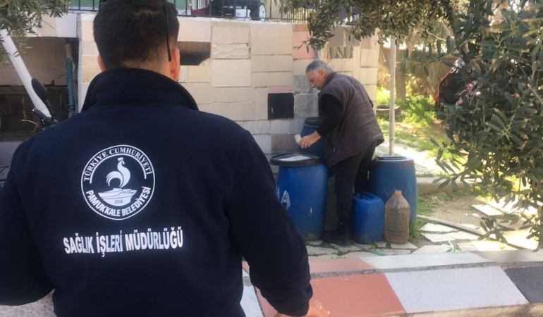 PAMUKKALE BELEDİYESİ’NDEN SİVRİSİNEKLERE KARŞI “BİRLİKTE MÜCADELE” ÇAĞRISI