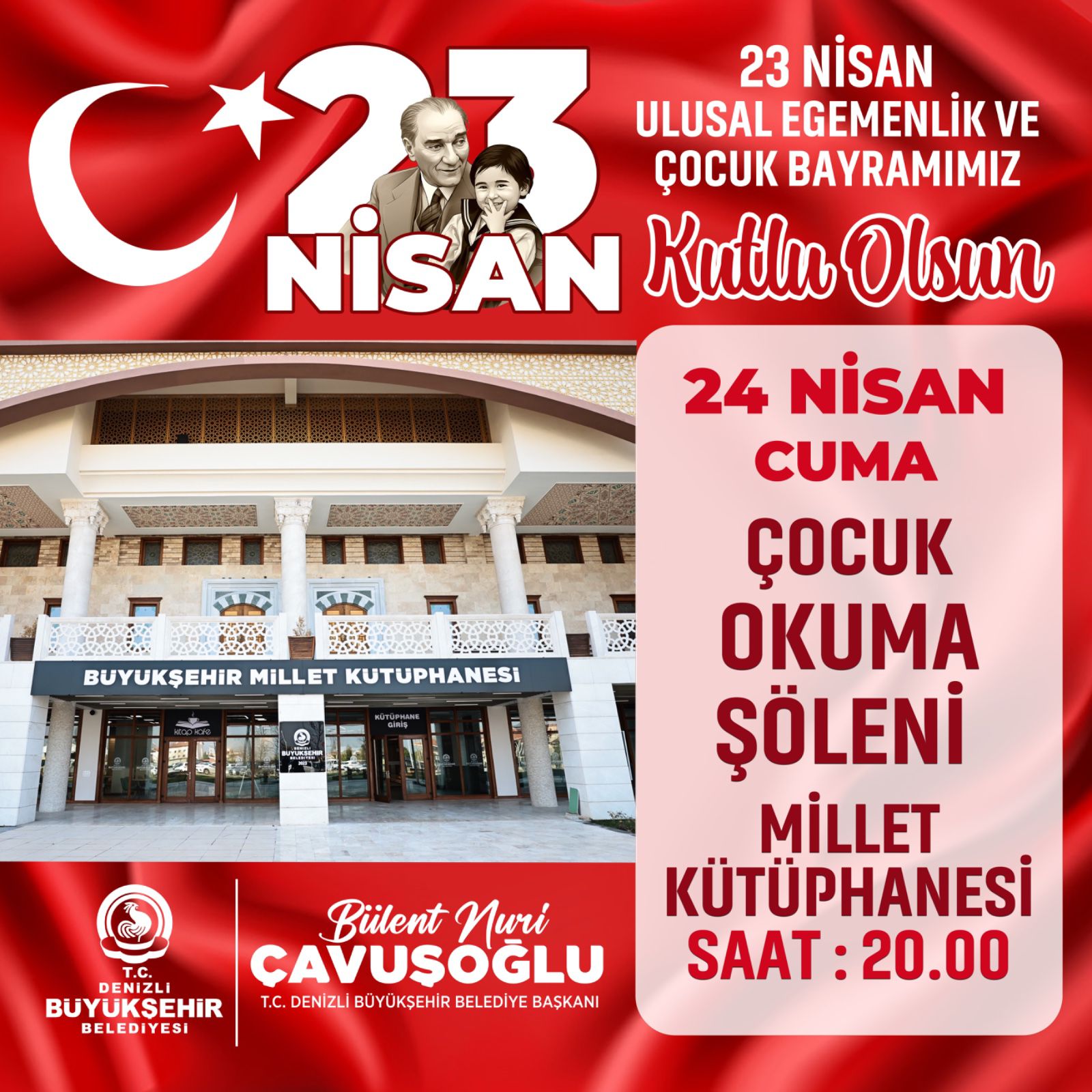 Bu bayramda miniklerimizi kitapların büyülü dünyasıyla buluşturuyor, onların hayal gücüne birlikte yolculuk ediyoruz.