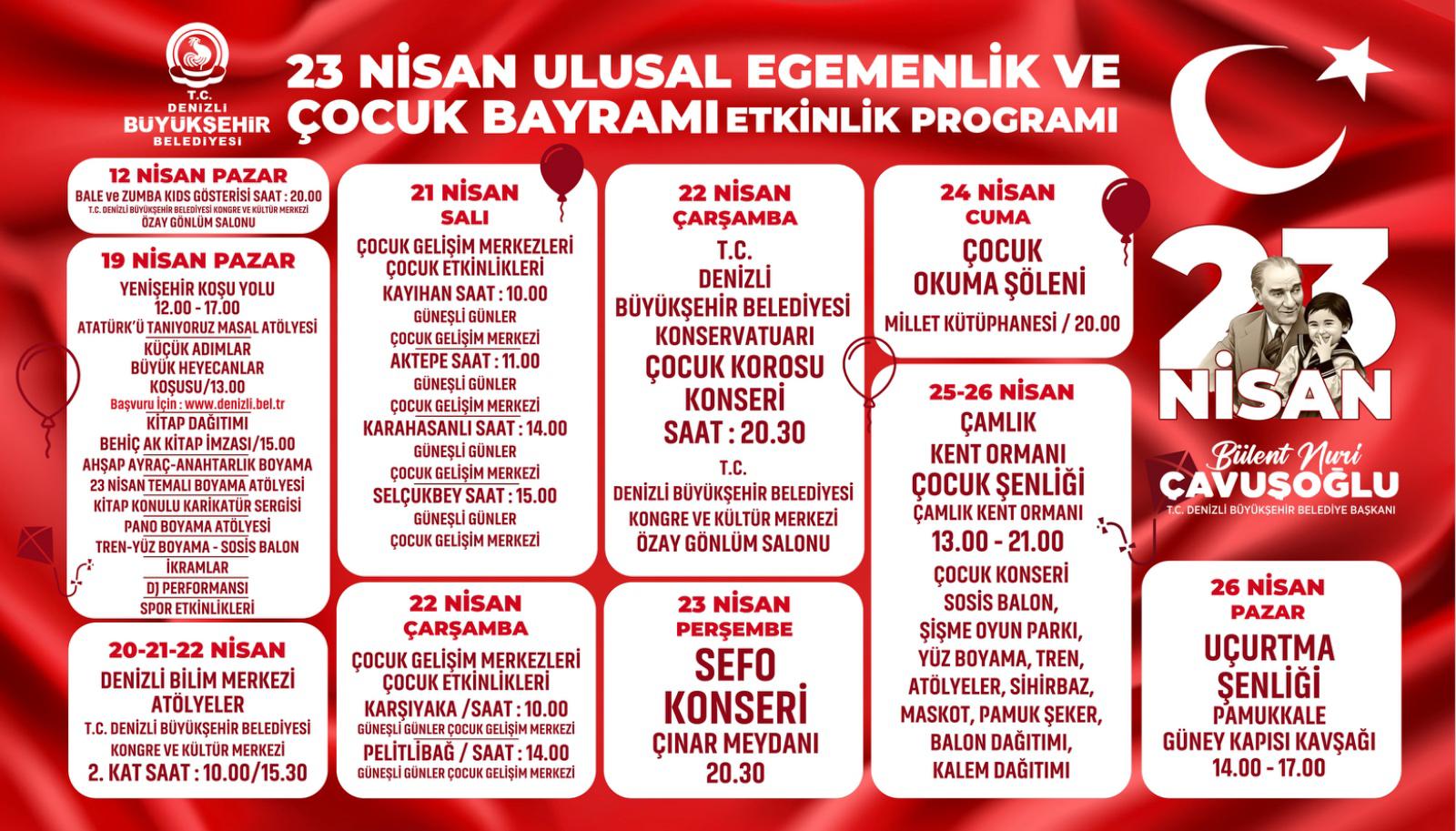 Denizli’de bayram coşkusu hep birlikte yaşanıyor!