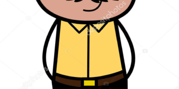 Attitude - Indian Cartoon Man Father Vector Illustration